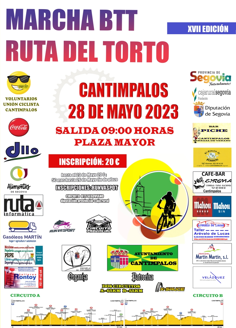 XVII RUTA DEL TORTO - Inscríbete