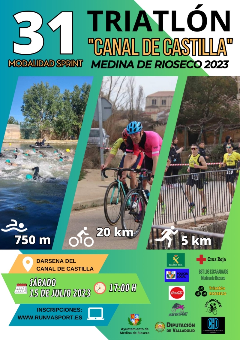 31 TRIATLON CANAL DE CASTILLA - Inscríbete