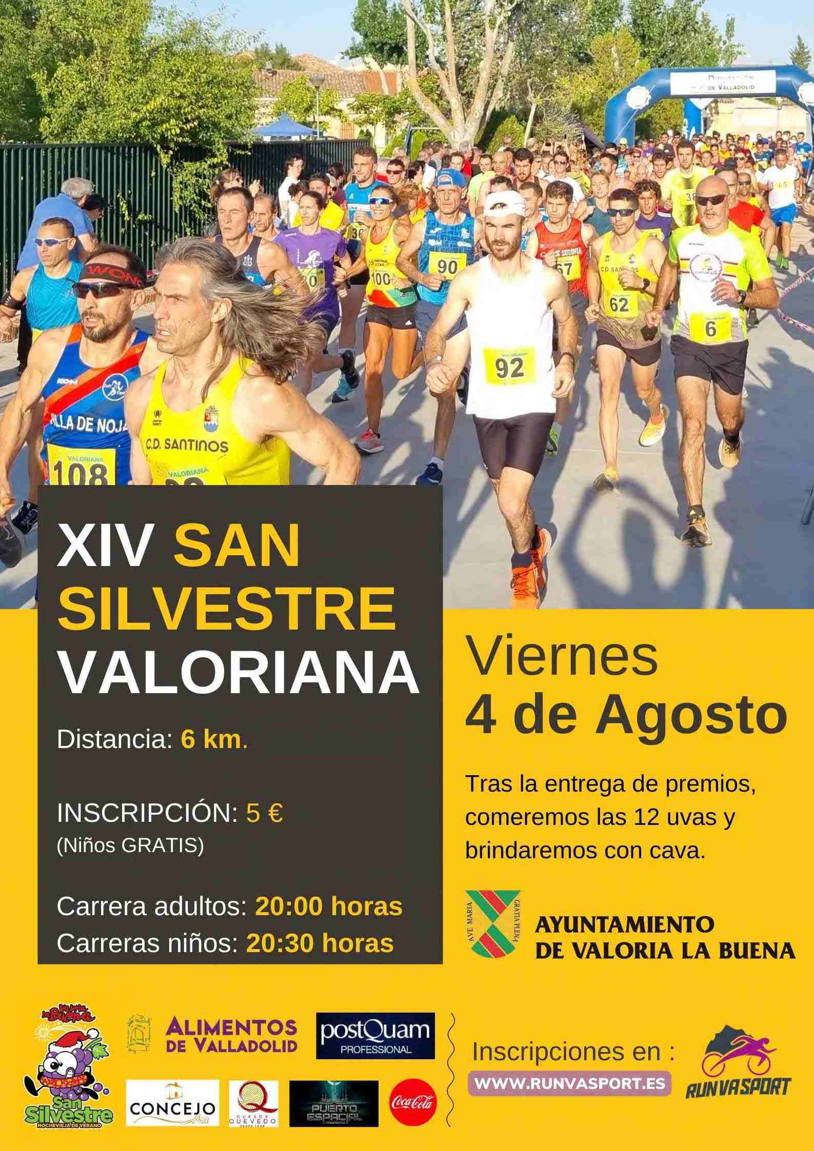 XIV CARRERA POPULAR SAN SILVESTRE VALORIANA - Inscríbete