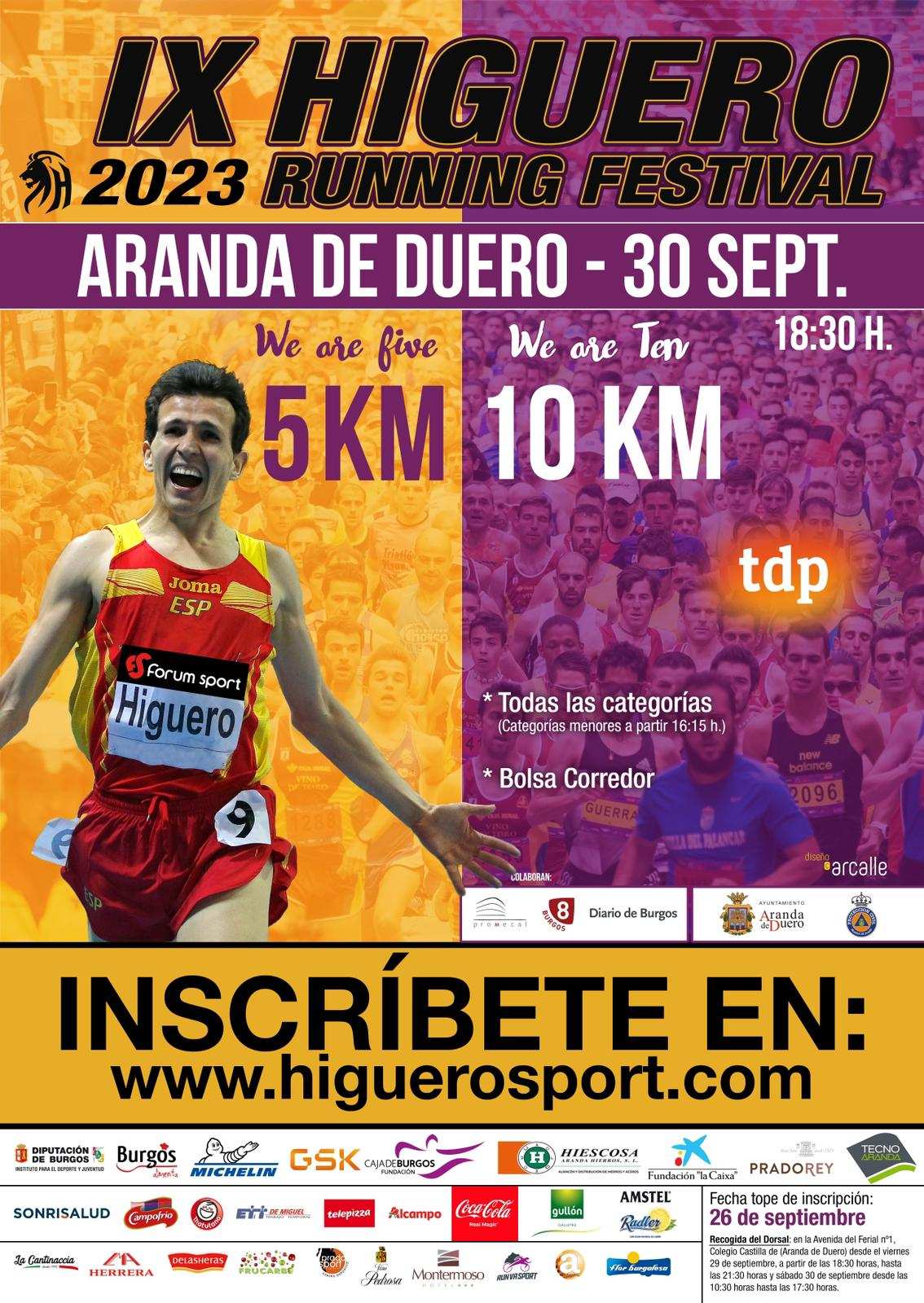 IX HIGUERO RUNNING FESTIVAL 2023 - Inscríbete