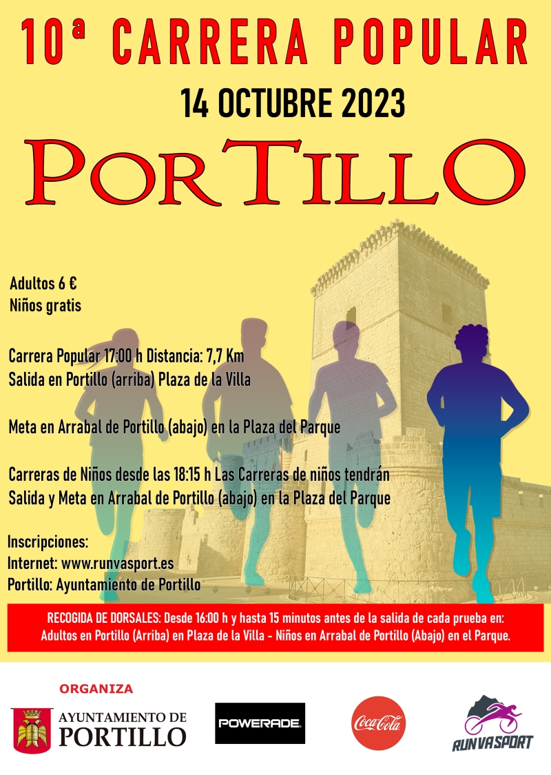 X CARRERA POPULAR PORTILLO - Inscríbete