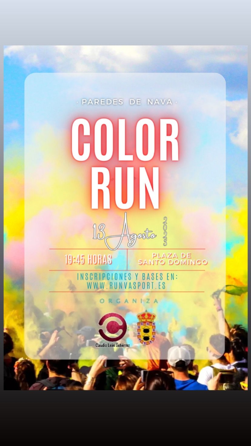 II COLOR RUN PAREDES DE NAVA - Inscríbete