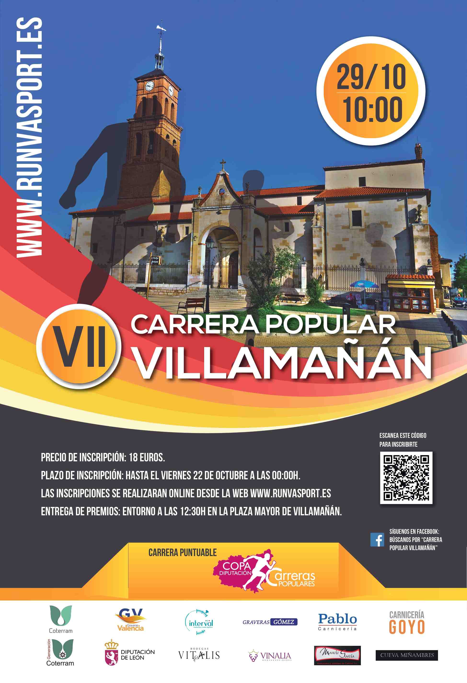 CARRERA POPULAR VILLAMAÑÁN - Inscríbete