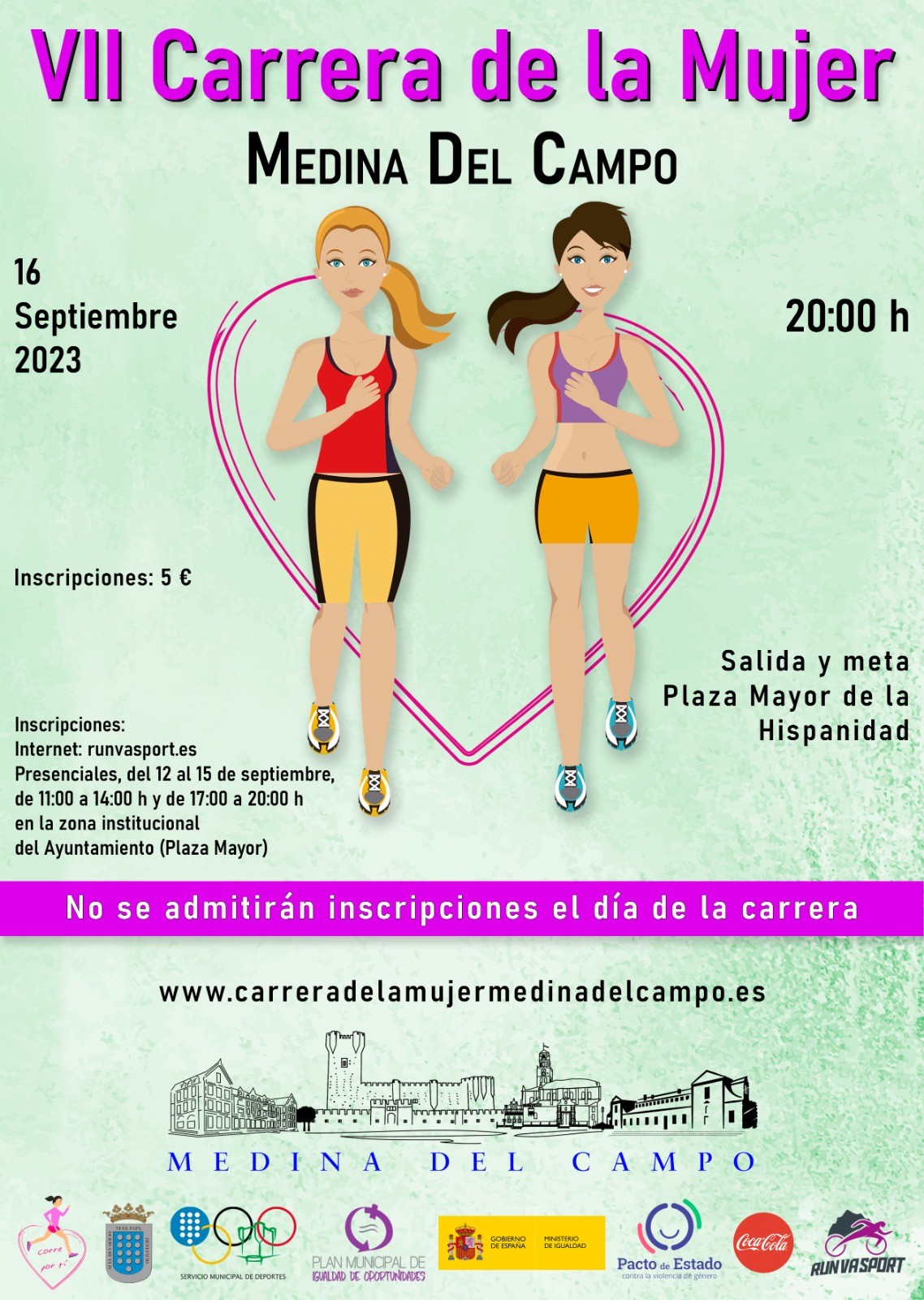 VII CARRERA DE LA MUJER  MEDINA DEL CAMPO - Inscríbete