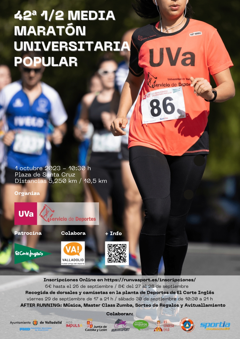 42ª 1/2 MEDIA MARATÓN UNIVERSITARIA POPULAR - Inscríbete