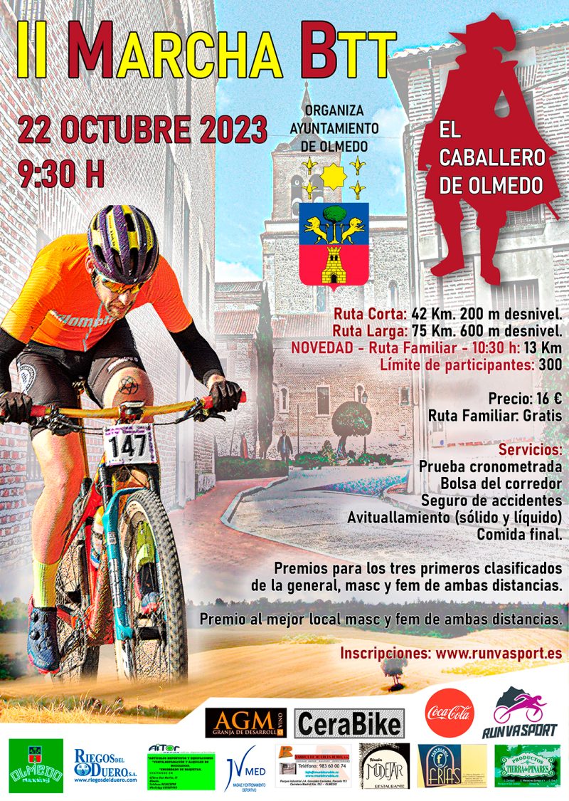 II MARCHA BTT EL CABALLERO DE OLMEDO - Inscríbete