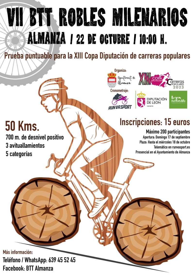 VII BTT ROBLES MILENARIOS DE ALMANZA - Inscrivez-vous