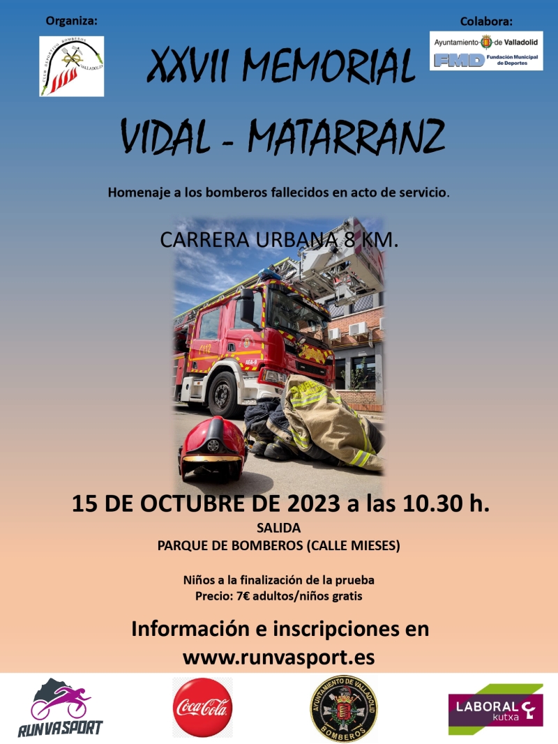 XXVII MEMORIAL VIDAL-MATARRANZ - Inscríbete