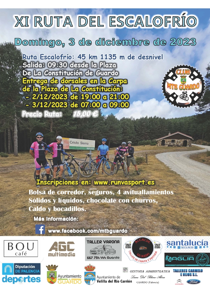 XI RUTA DEL ESCALOFRIO GUARDO - Inscríbete