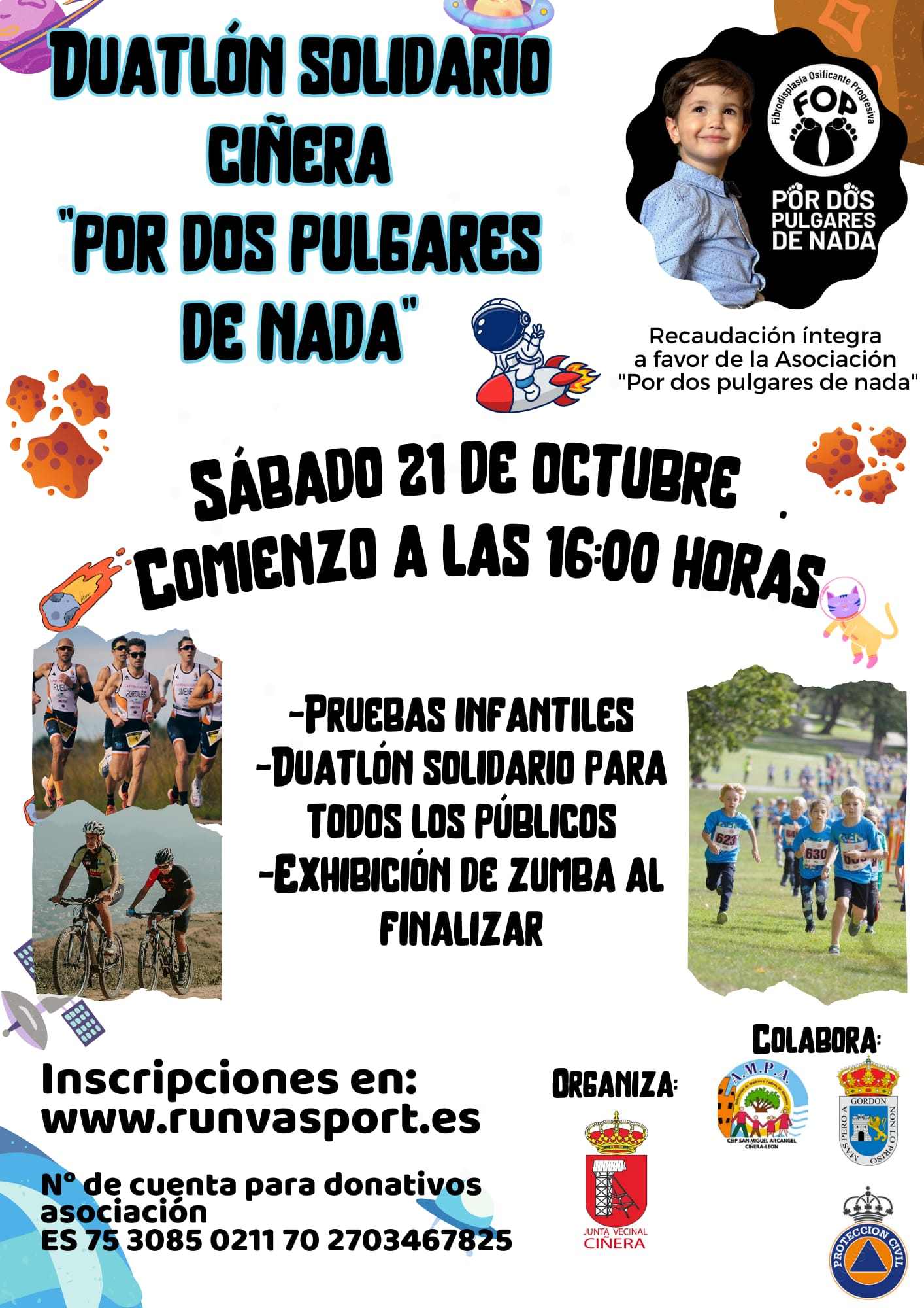 DUATLÓN CROSS SOLIDARIO POR DOS PULGARES DE NADA - Inscriu-te