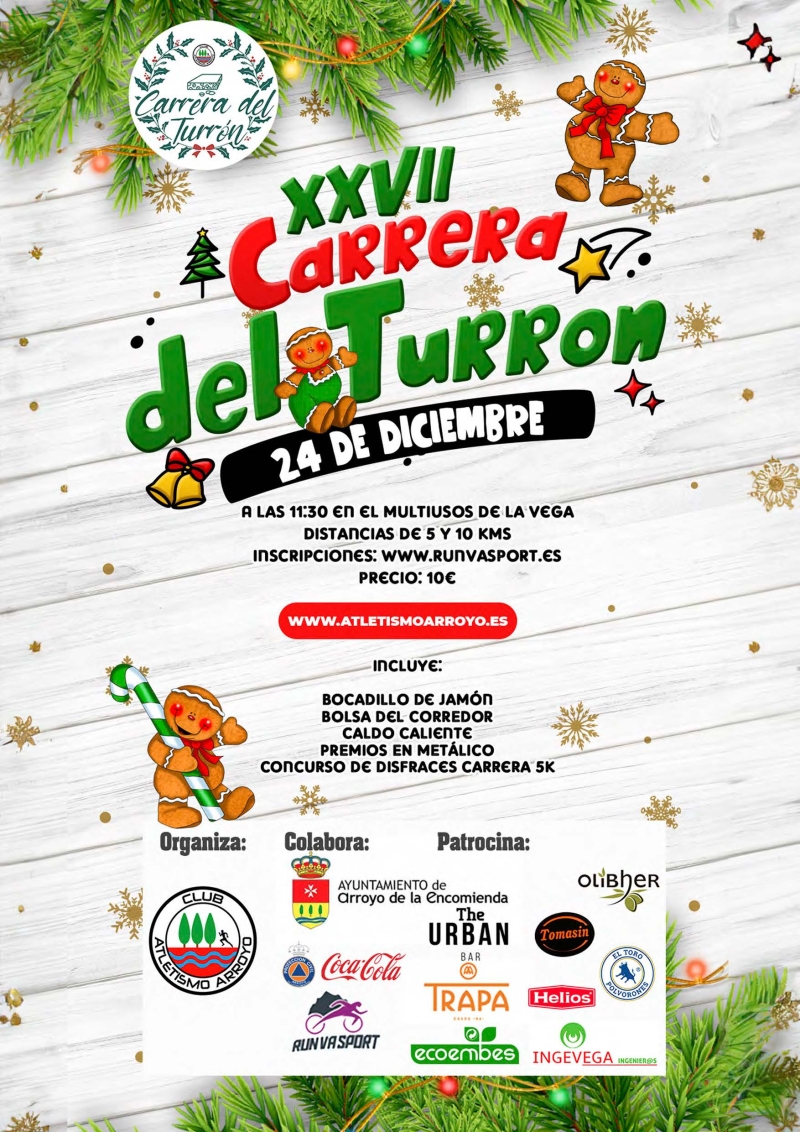 XXVII CARRERA DEL TURRON-ARROYO DE LA ENCOMIENDA - Inskriba zaitez
