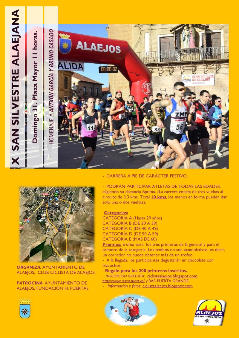X SAN SILVESTRE ALAEJANA 2023 - Inscríbete