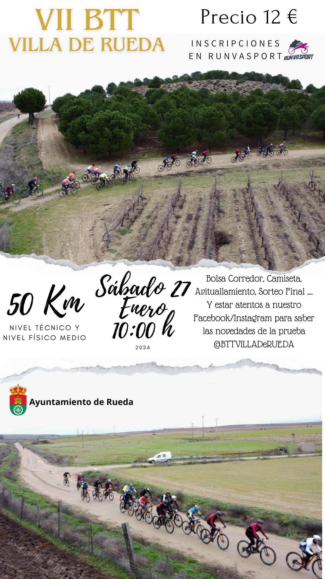 VII MARCHA BTT VILLA DE RUEDA - Inscríbete