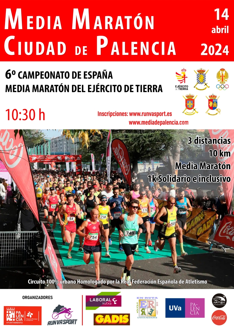 13ª M.MARATÓN Y 10 KM CIUDAD DE PALENCIA - Inscríbete