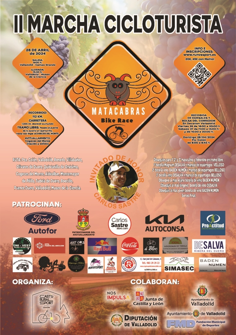 II MATACABRAS BIKE RACE - Inskriba zaitez