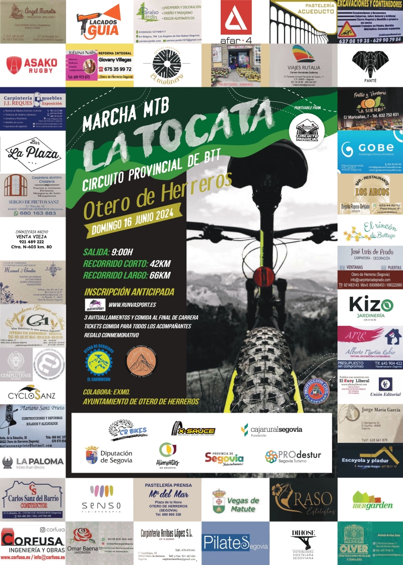 MARCHA MTB LA TOCATA 2024 - Inscrivez-vous