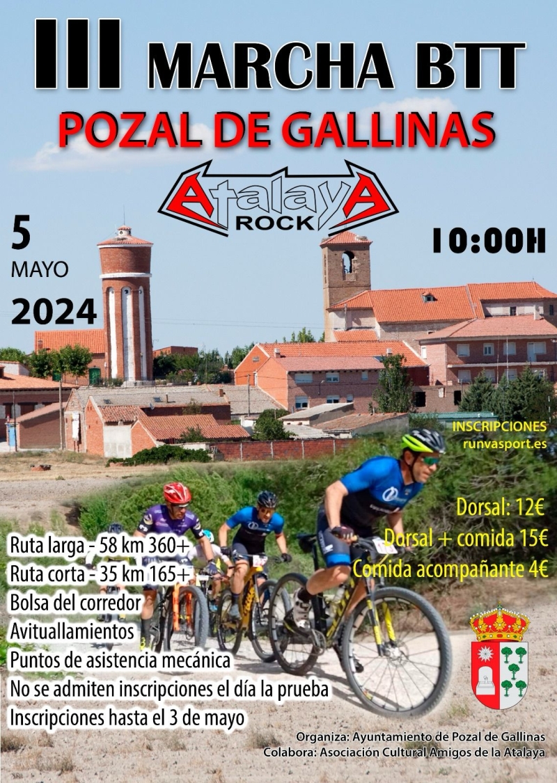 III MARCHA BTT POZAL DE GALLINAS - Inscríbete