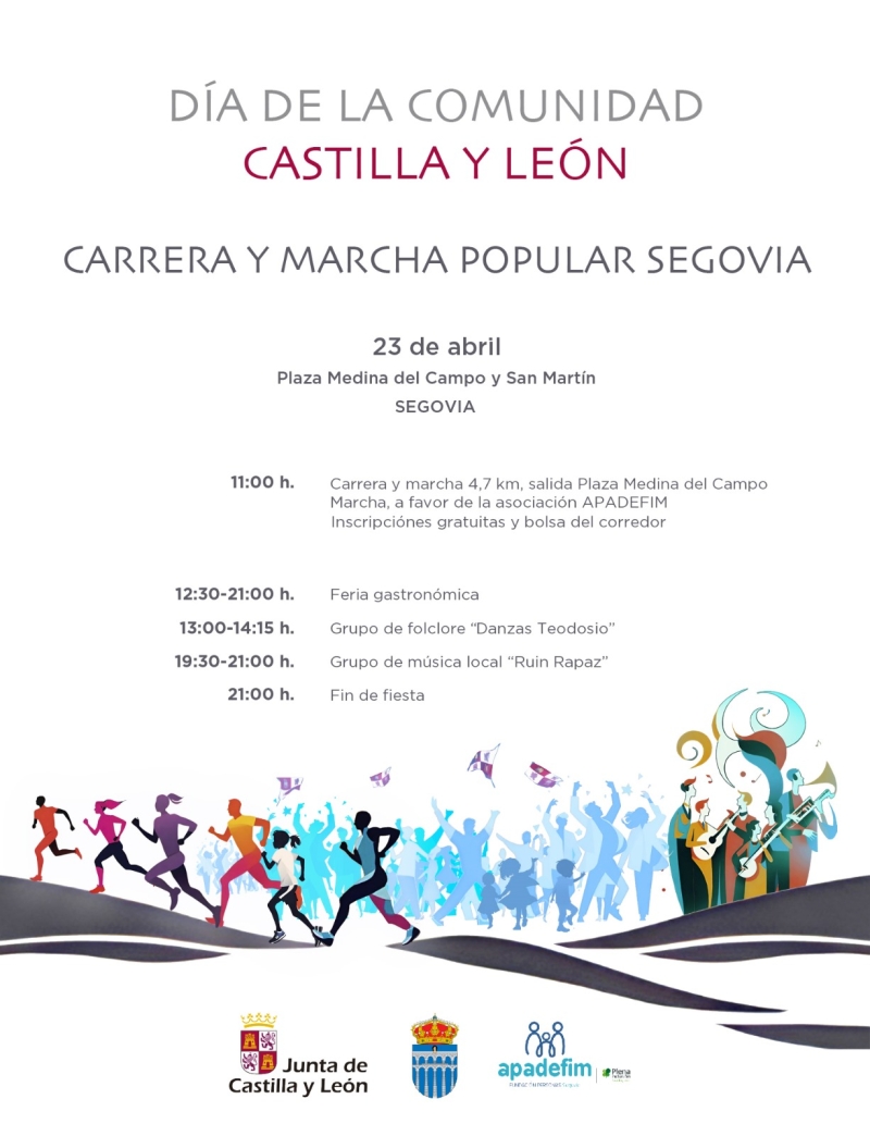 CARRERA Y MARCHA DÍA DE LA COMUNIDAD SEGOVIA - Inscriu-te