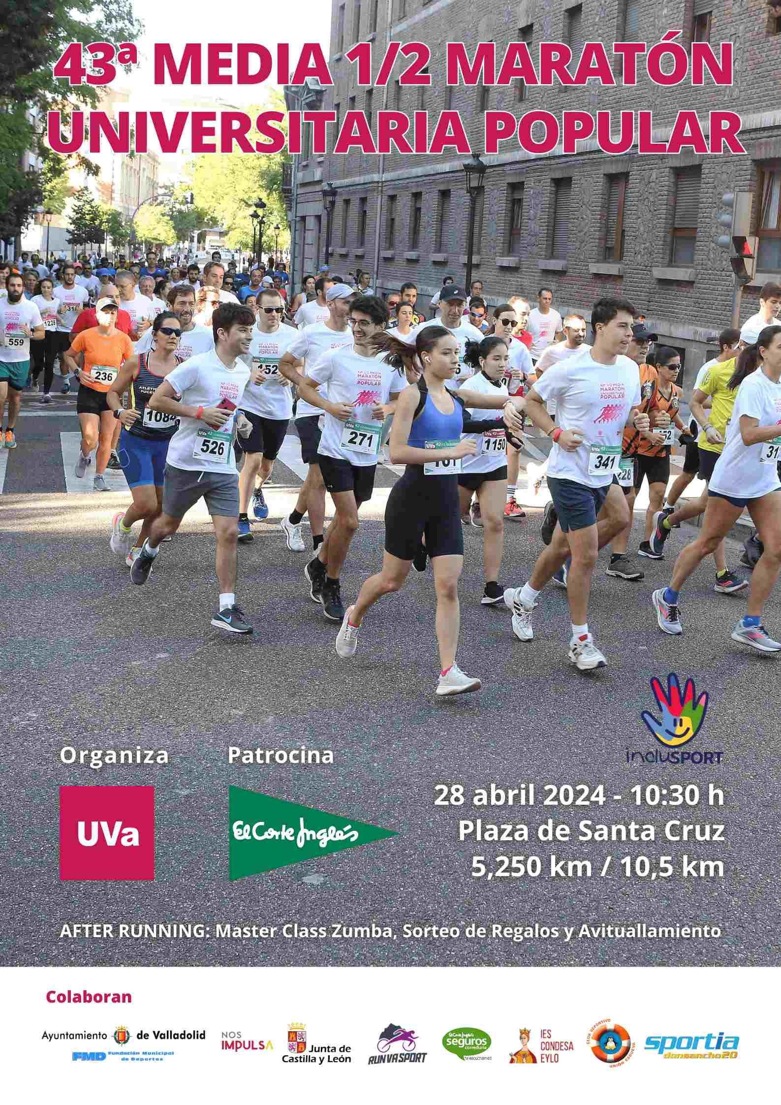 43ª 1/2 MEDIA MARATÓN UNIVERSITARIA POPULAR - Inscríbete