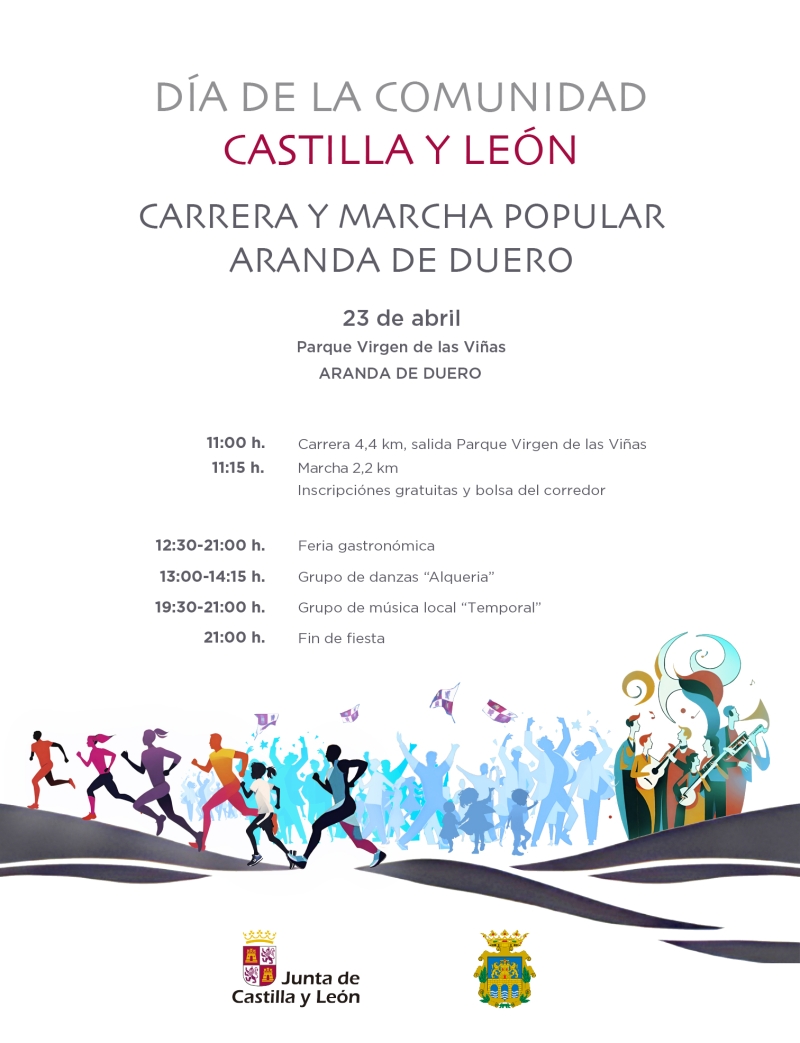 CARRERA Y MARCHA DÍA DE LA COMUNIDAD ARANDA DE DUERO - Inscreva-se