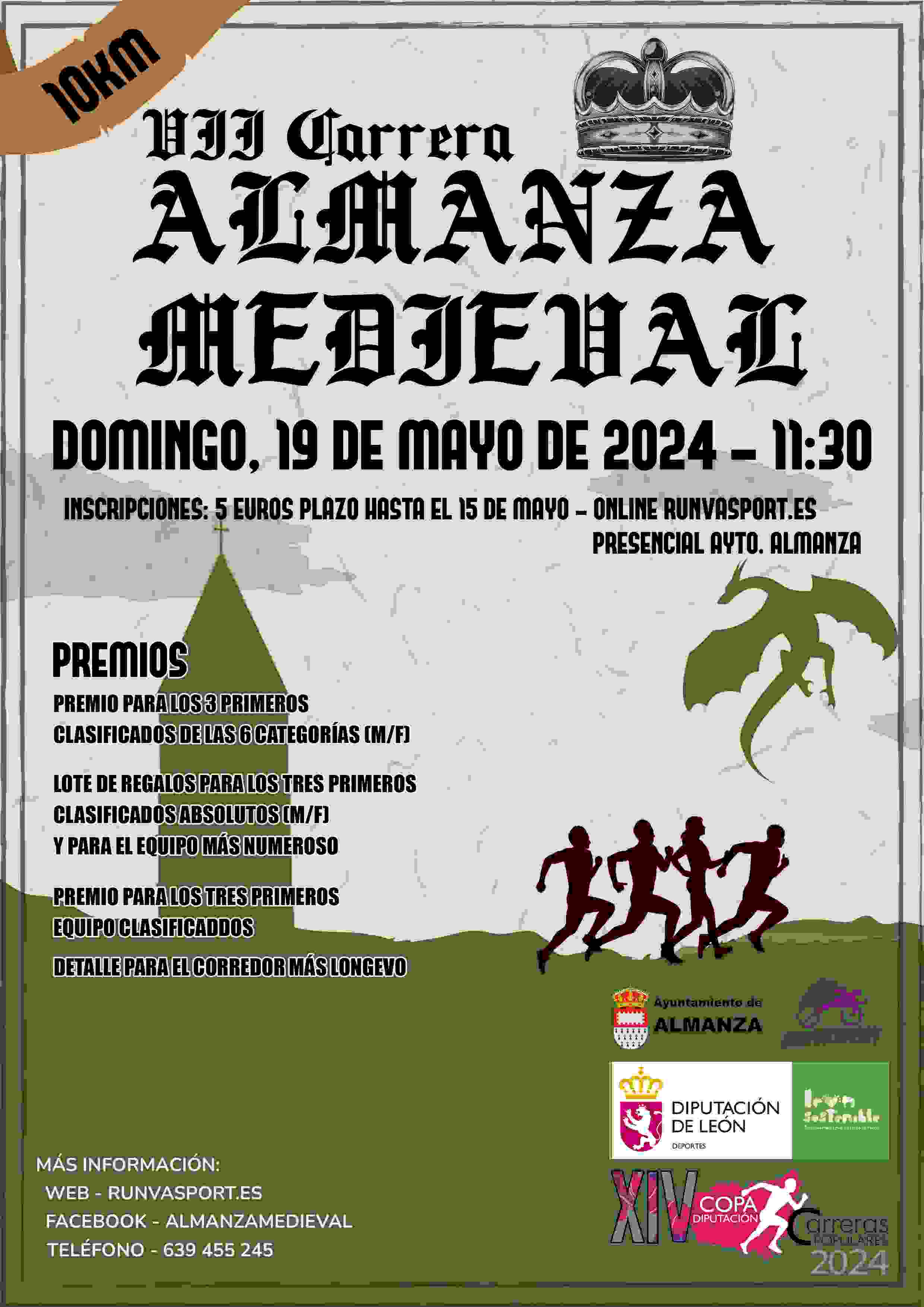 VII CARRERA ALMANZA MEDIEVAL - Inscrivez-vous