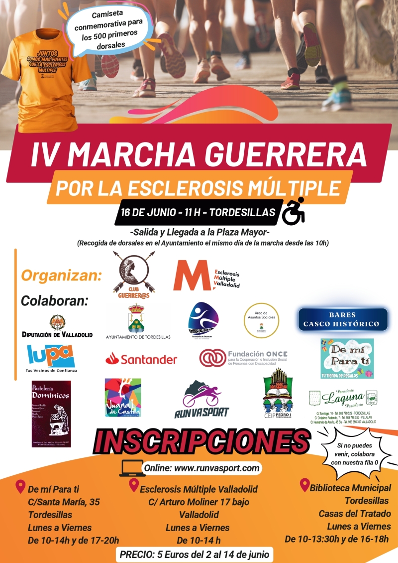 IV MARCHA GUERRERA POR LA ESCLEROSIS MÚLTIPLE - Inscríbete