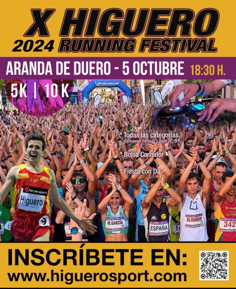 X HIGUERO RUNNING FESTIVAL 2024 - Inscríbete