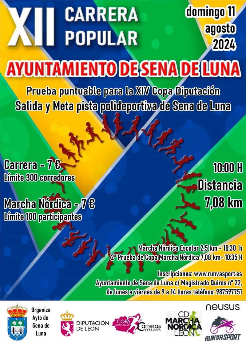 XII CARRERA POPULAR AYUNTAMIENTO DE SENA DE LUNA - Inscríbete