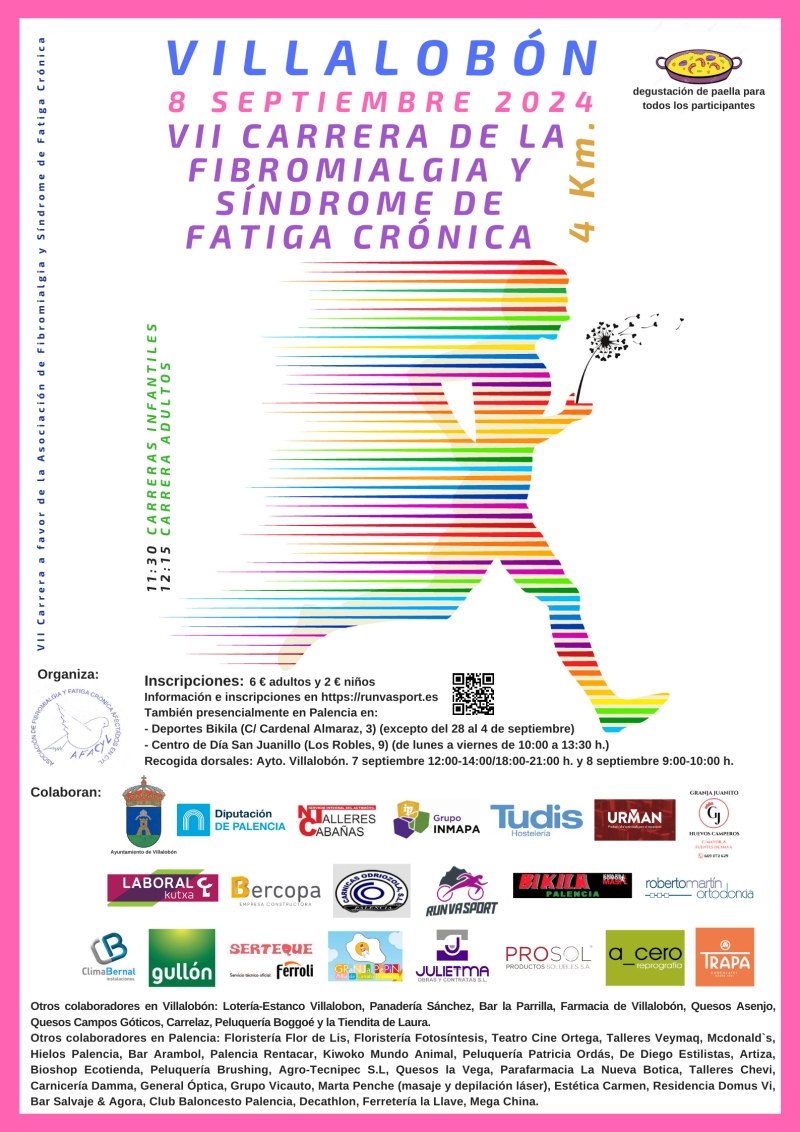 VII CARRERA A FAVOR DE LA ASOCIACIÓN DE FIBROMIALGIA Y SÍNDROME DE FATIGA CRÓNICA - Inscriu-te