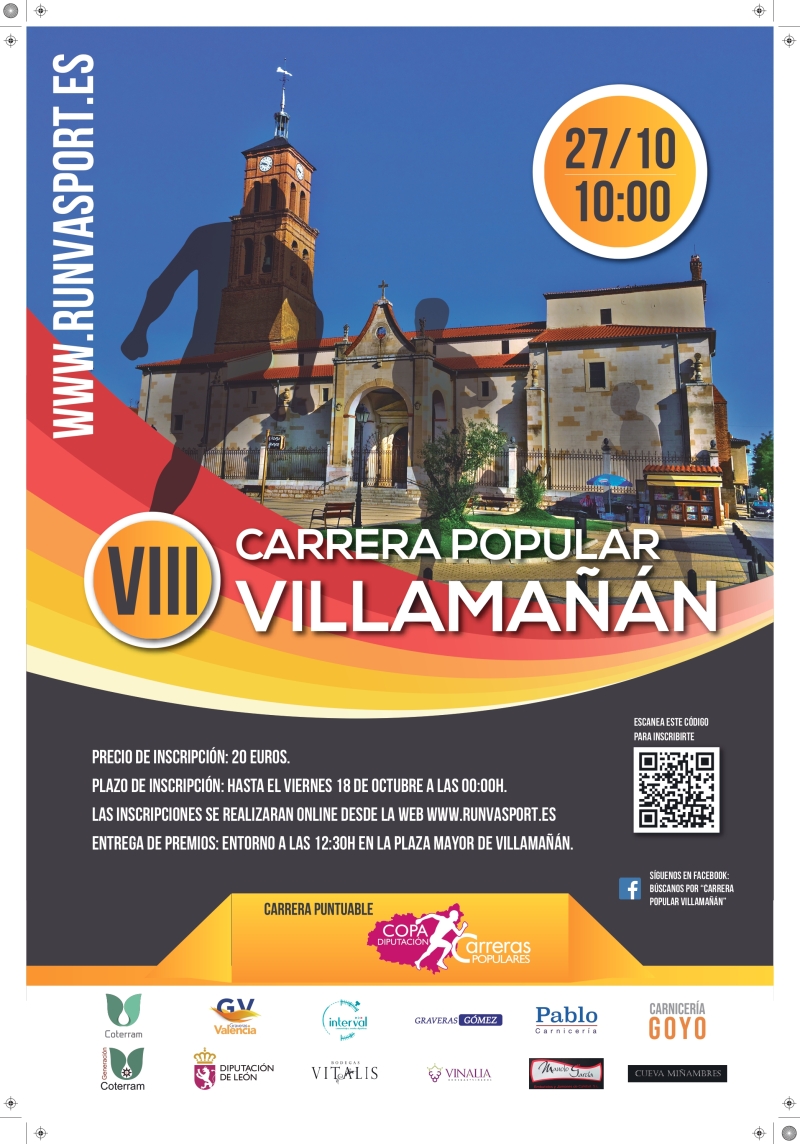 CARRERA POPULAR VILLAMAÑÁN - Inscríbete