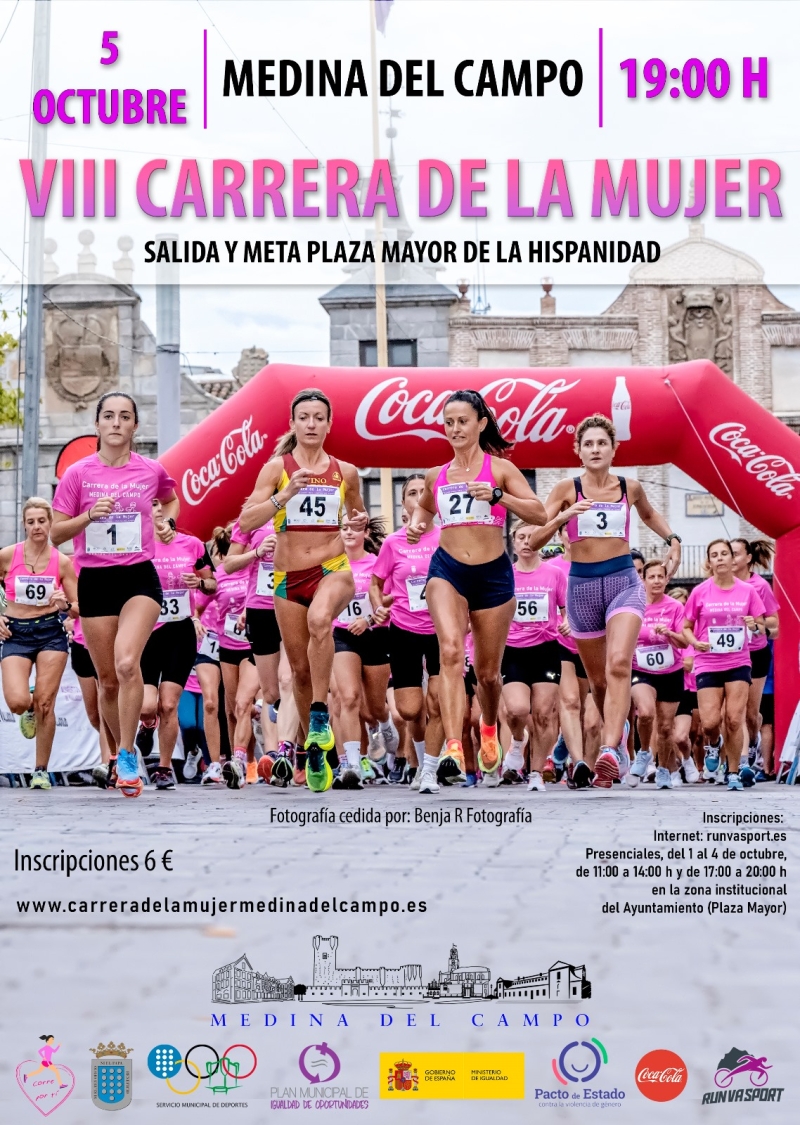 VIII CARRERA DE LA MUJER  MEDINA DEL CAMPO - Inscríbete