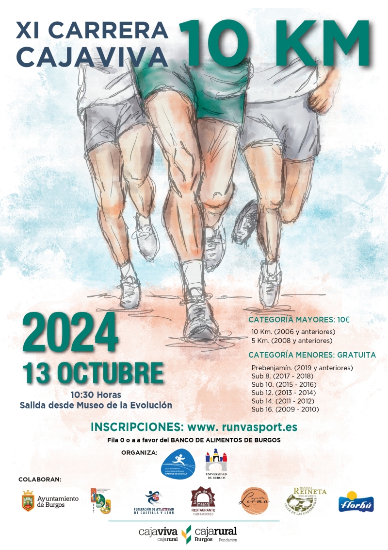 XI CARRERA 10 KM CAJAVIVA - Inscríbete