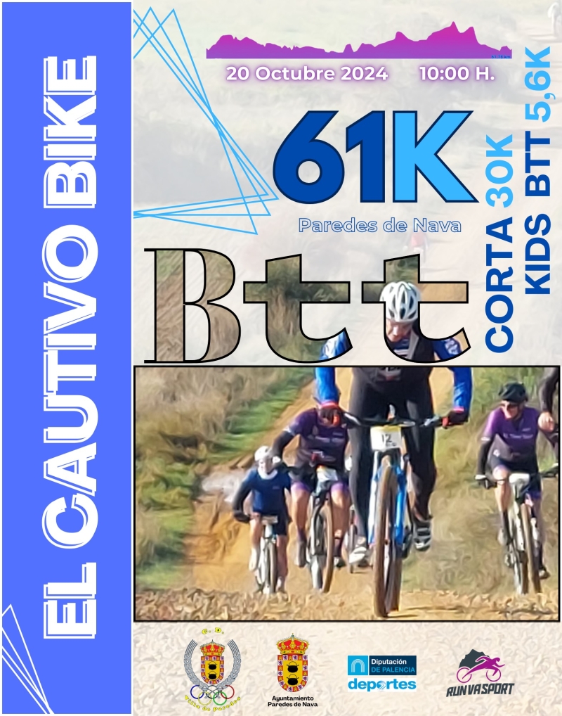 III BIKE RACE EL CAUTIVO - PAREDES DE NAVA - Inscríbete