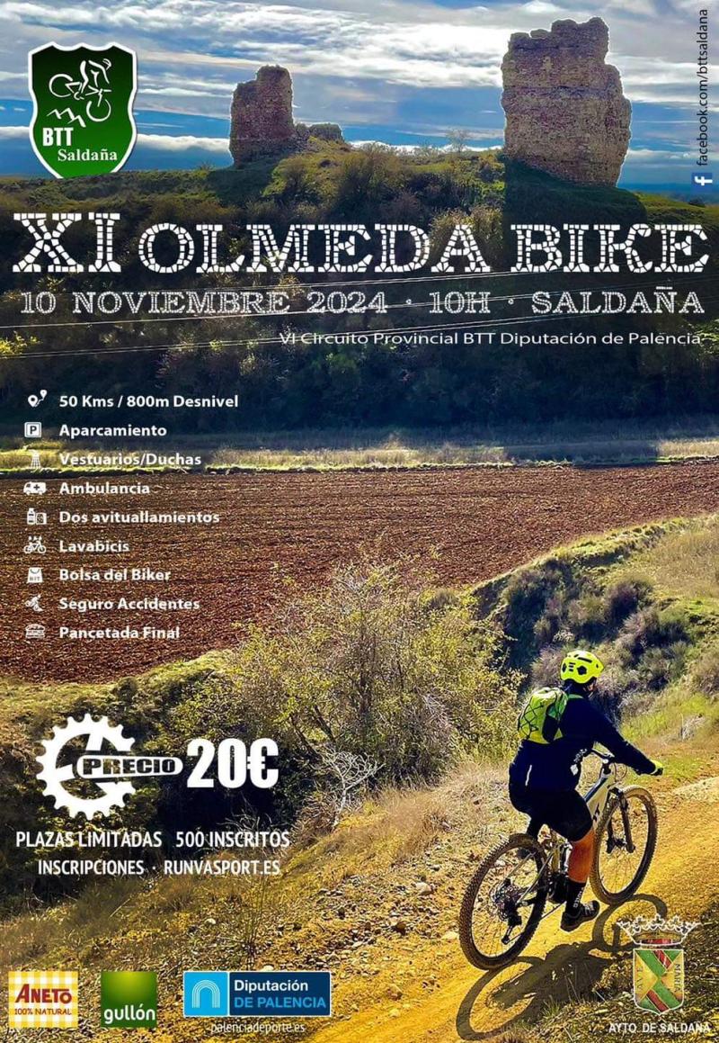 XI OLMEDA BIKE SALDAÑA 2024 - Inscríbete