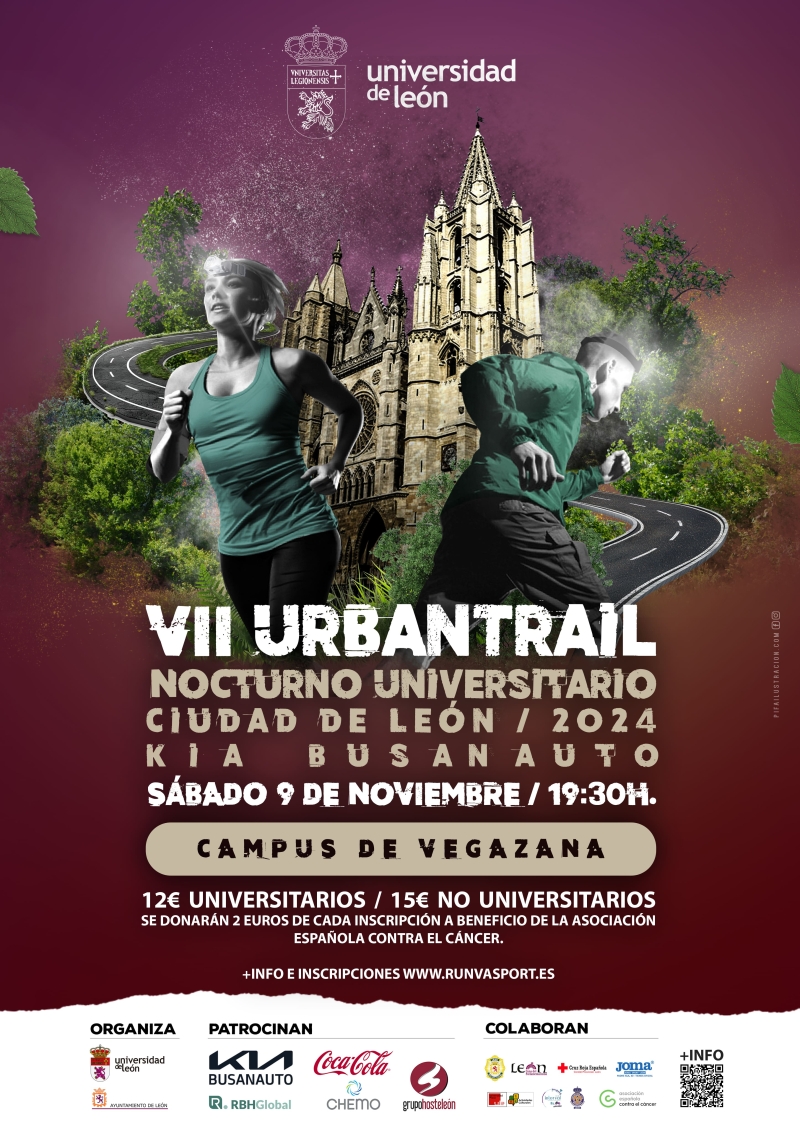 VII URBAN TRAIL NOCTURNO UNIVERSITARIO CIUDAD DE LEÓN KIA BUSANAUTO - Inscríbete