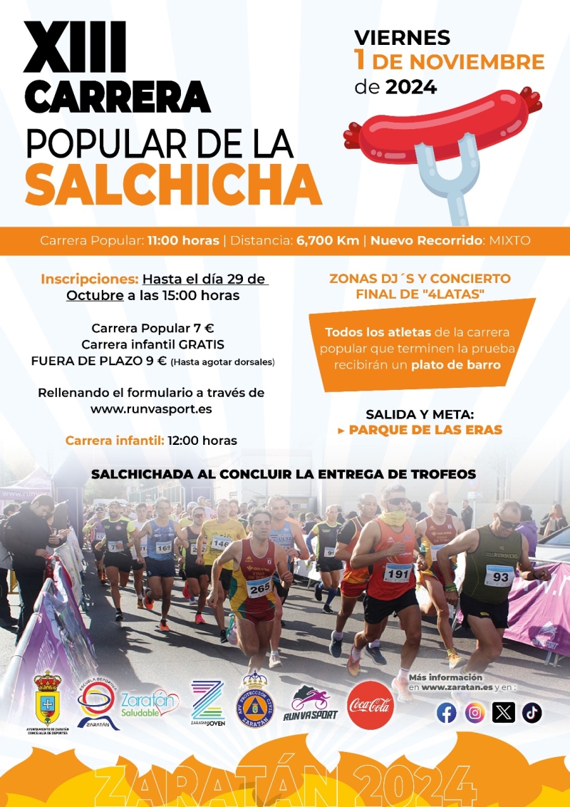 13ª CARRERA POPULAR DE LA SALCHICA  - Inskriba zaitez