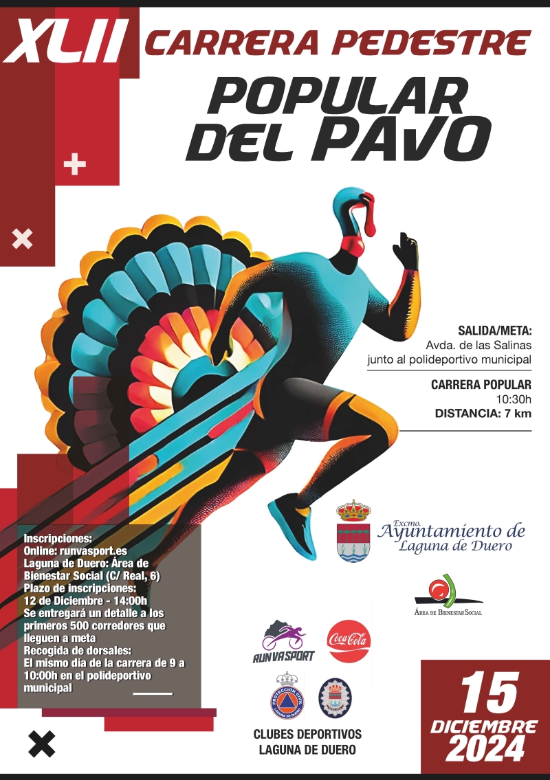 XLII CARRERA PEDESTRE POPULAR DEL PAVO LAGUNA DE DUERO  - Inscríbete