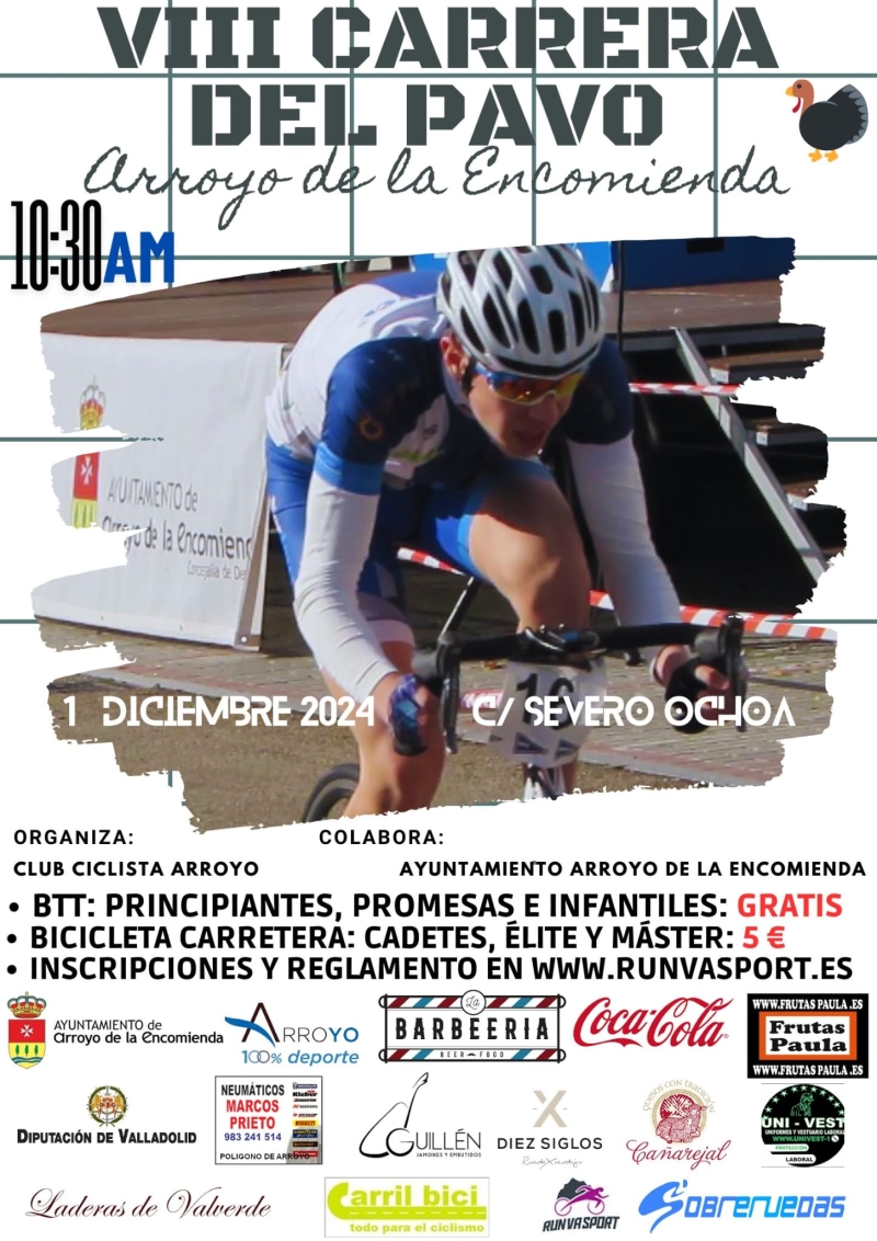 VIII  CARRERA POPULAR DEL PAVO  - Inscríbete