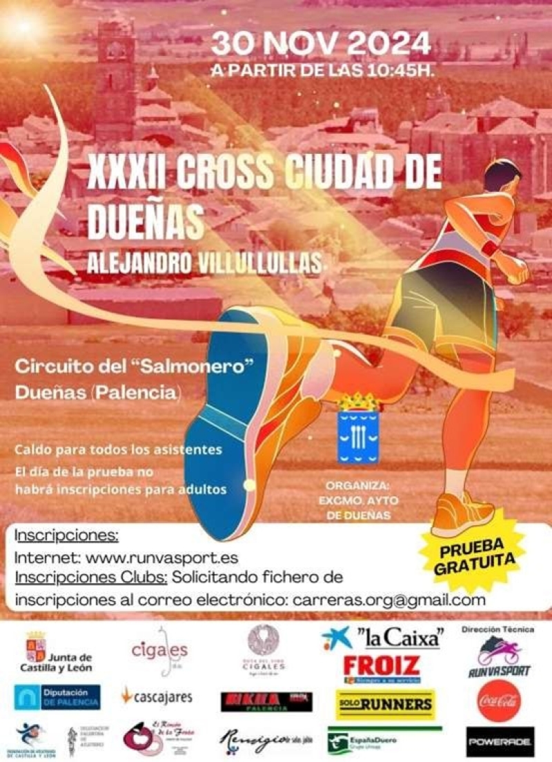 XXXII CROSS CIUDAD DE DUEÑAS  - Inscriu-te