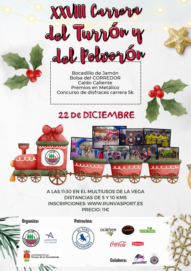 XXVII CARRERA DEL TURRON Y DEL POLVORÓN -ARROYO DE LA ENCOMIENDA - Inscríbete