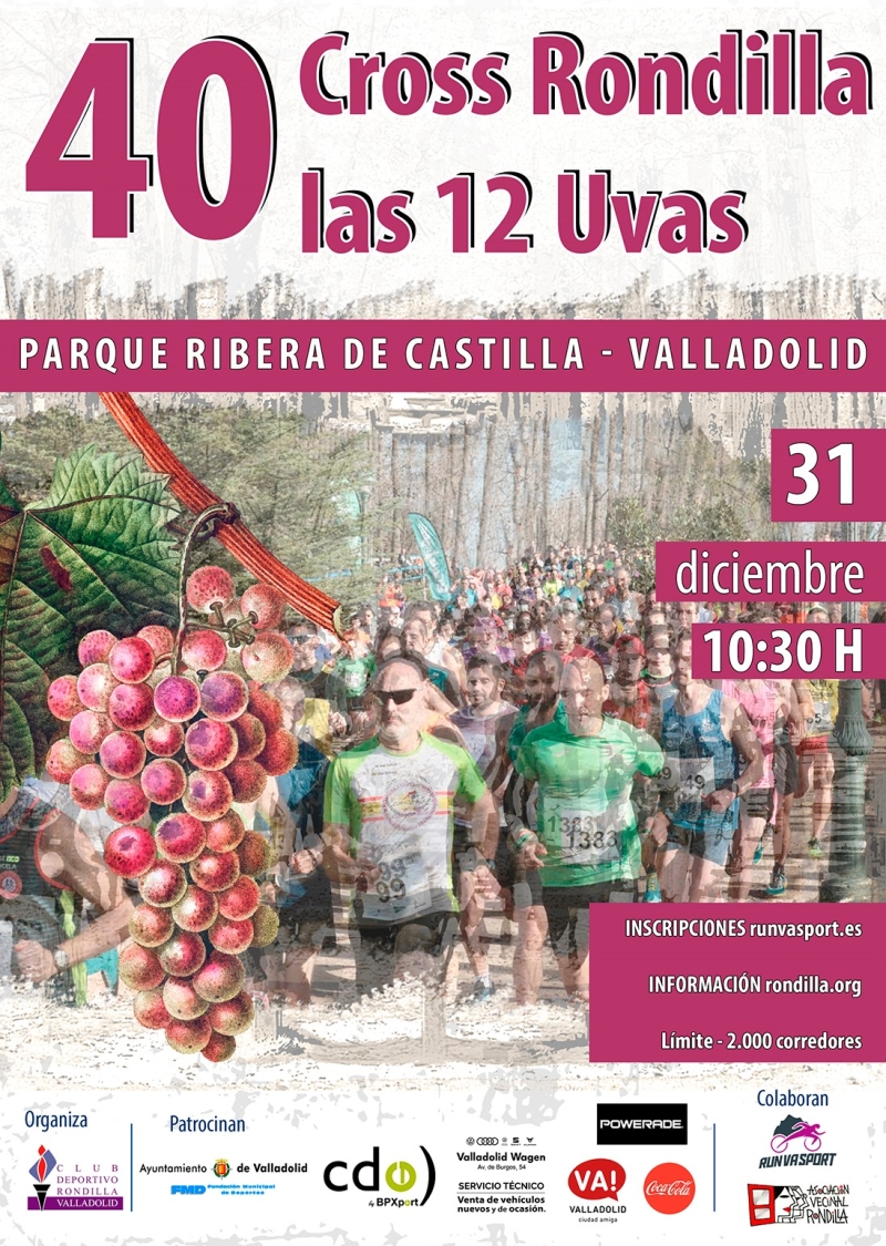 40º CROSS RONDILLA “LAS 12 UVAS”  - Inscríbete