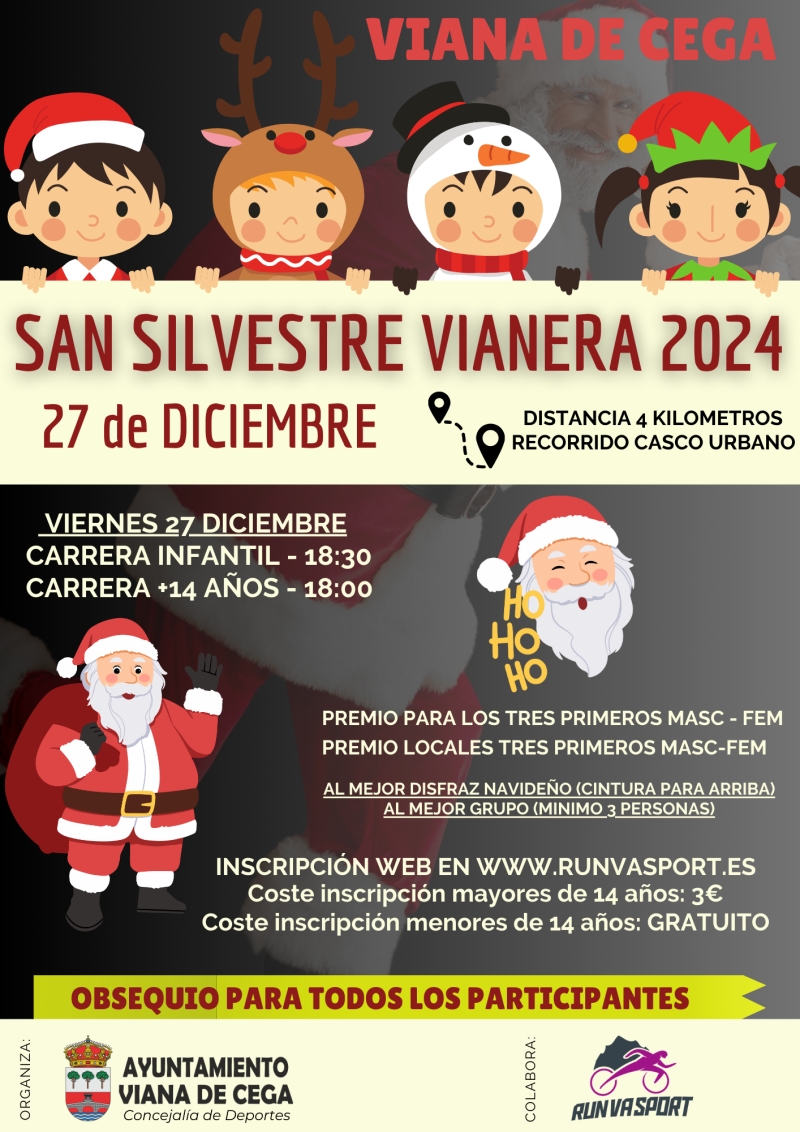 SAN SILVESTRE VIANERA 2024 - Inscríbete