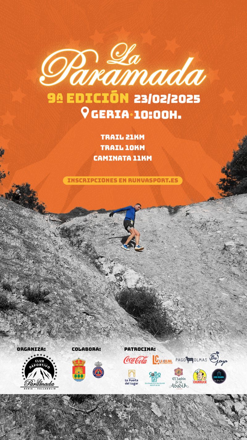 9ª EDICIÓN TRAIL LA PARAMADA - Inscríbete