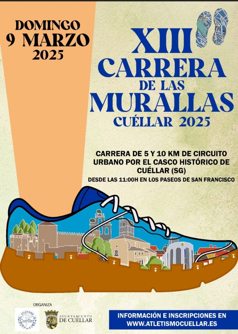 XIII CARRERA POPULAR MURALLAS DE CUÉLLAR - Inscríbete