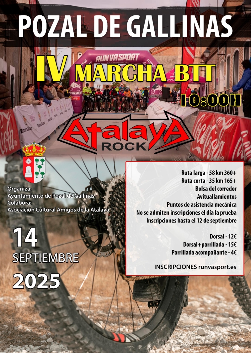 IV MARCHA BTT POZAL DE GALLINAS - Inscríbete