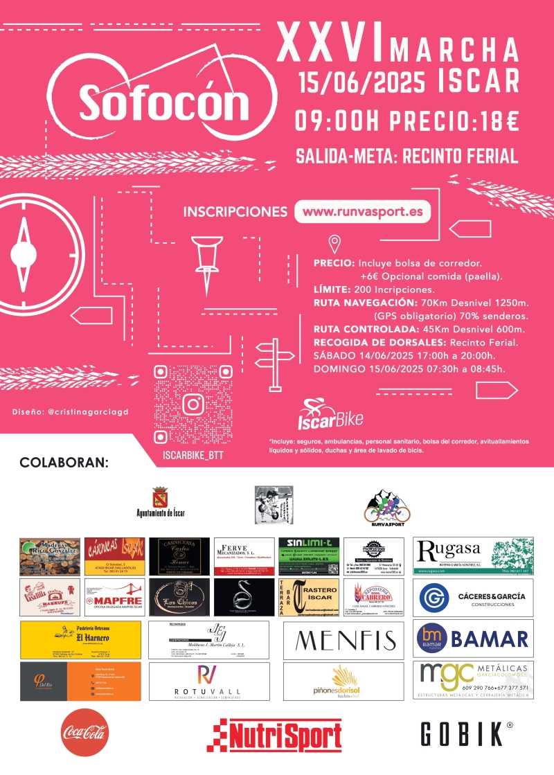 MARCHA BTT XXVI RUTA DEL SOFOCON - Inscríbete