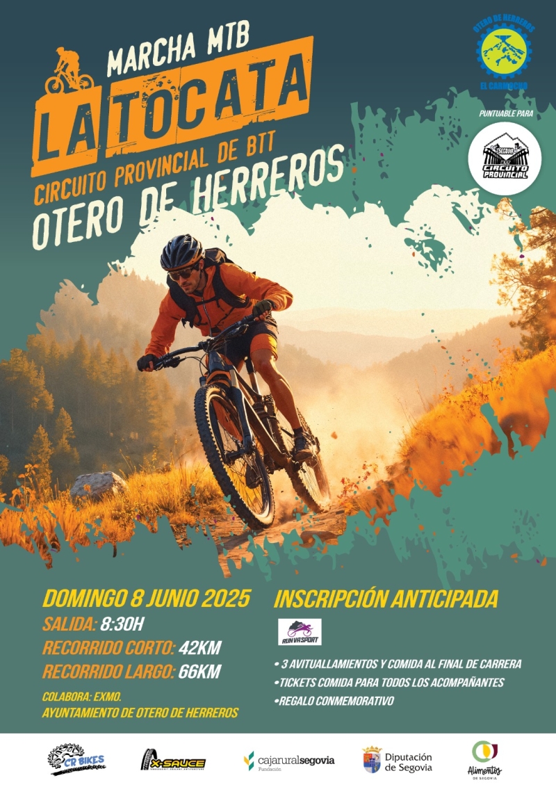 MARCHA MTB LA TOCATA 2025 - Inscríbete