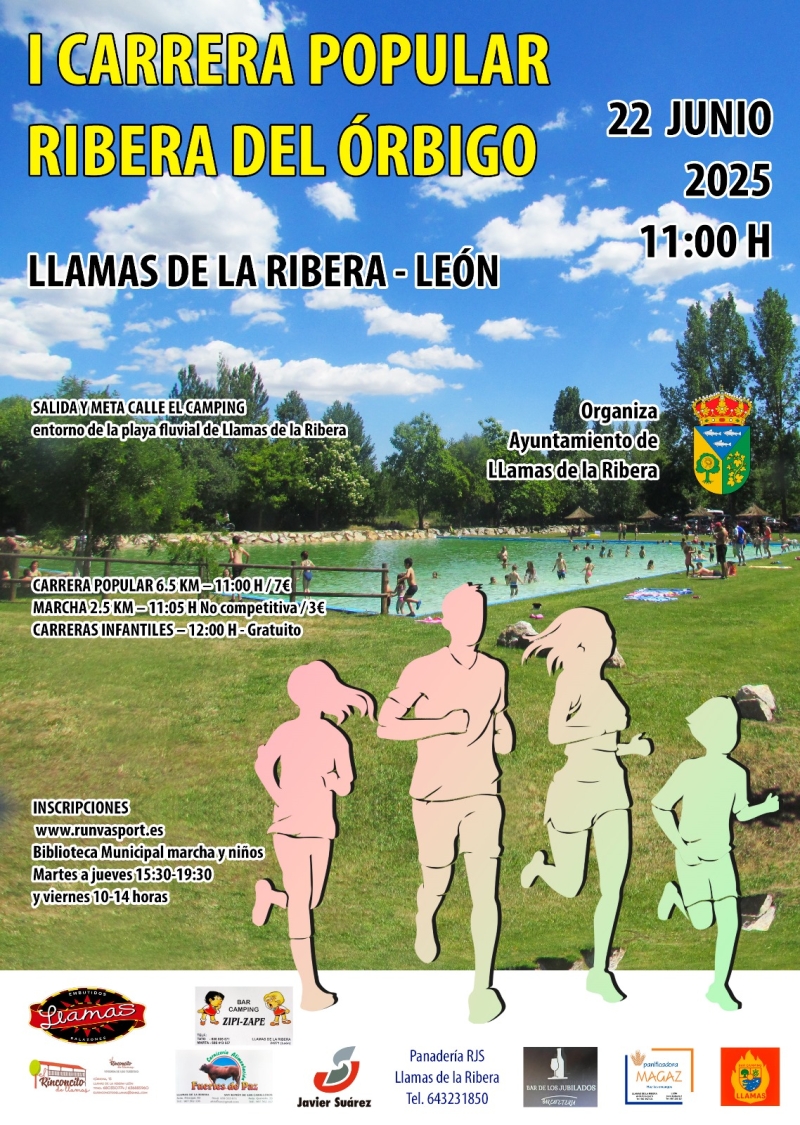 I CARRERA POPULAR RIBERA DEL ÓRBIGO - Inscríbete