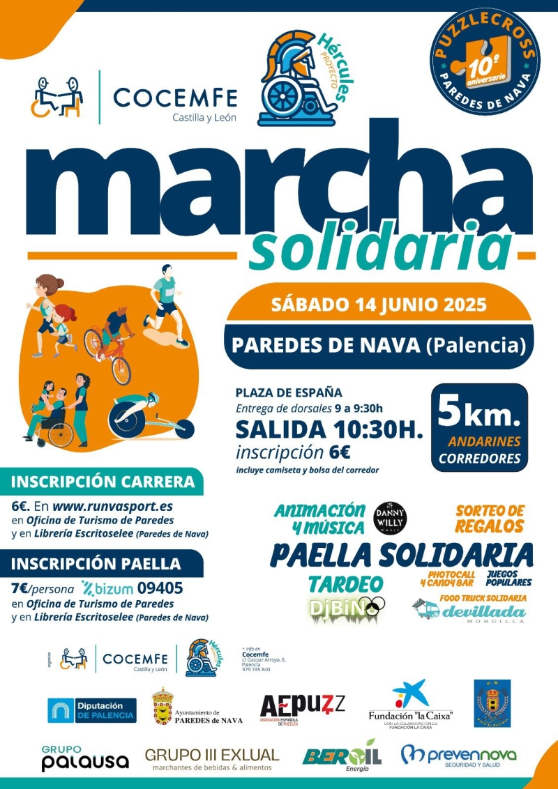 II MARCHA POPULAR SOLIDARIA PAREDES DE NAVA - Inscriu-te
