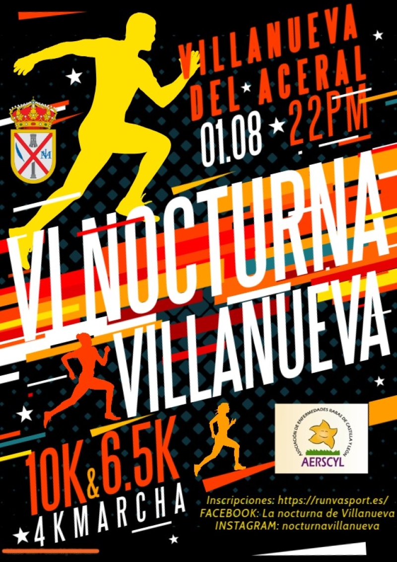 VI CARRERA BENÉFICA NOCTURNA DE VILLANUEVA DEL ACERAL - Inscríbete